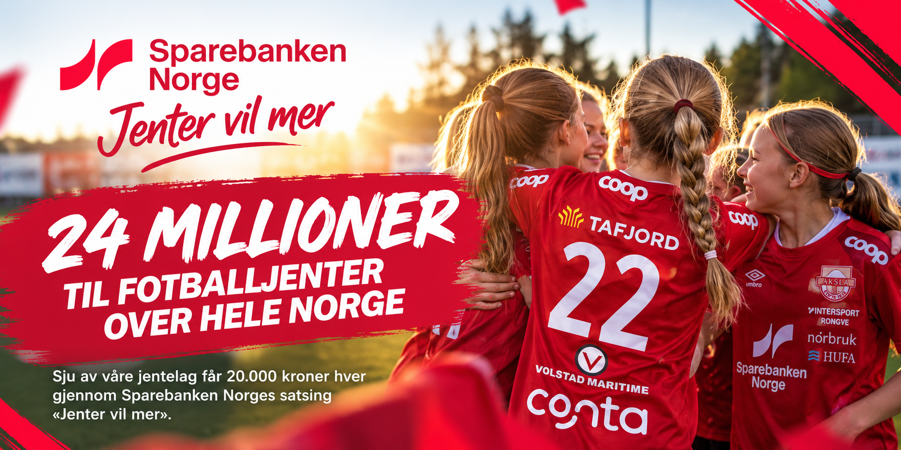 140.000 kroner til jentefotballen i Aksla!