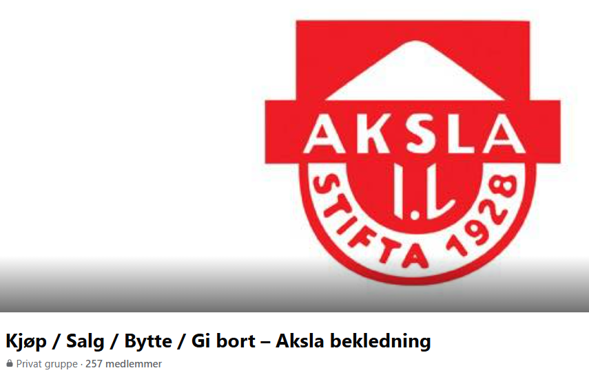 Bli med i kjøp/salg-gruppa vår på Facebook!