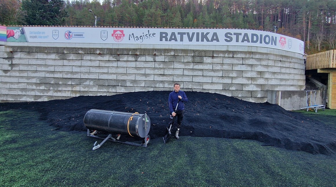 Tusen takk for støtten til ny anleggsmaskin!